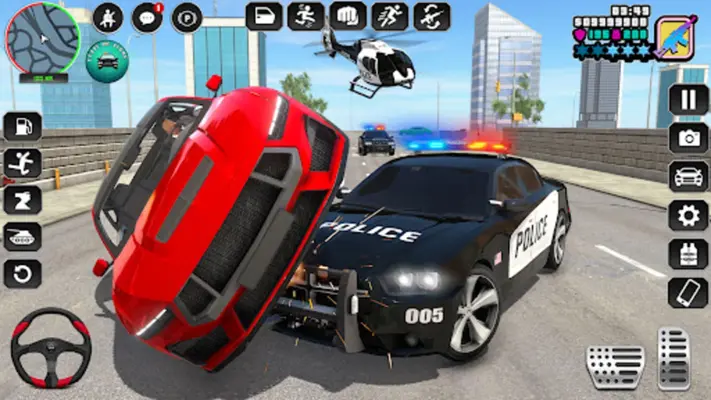 Police Thief Games Cop Sim android App screenshot 1