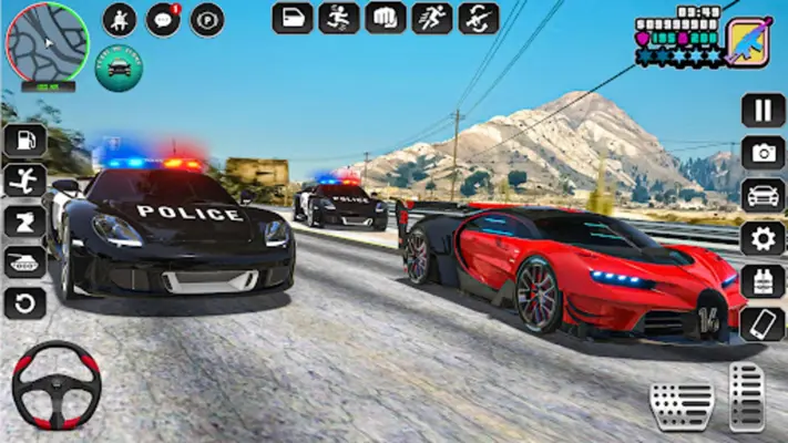 Police Thief Games Cop Sim android App screenshot 3